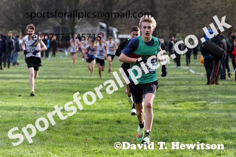 Boys under-15s, European Cross Country Championships Trials, Sefton Park, Liverpool. Photo: David T. Hewitson/Sports for All Pics